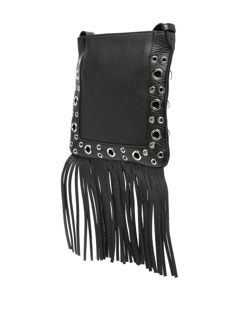 fringed studded shoulder bag 3