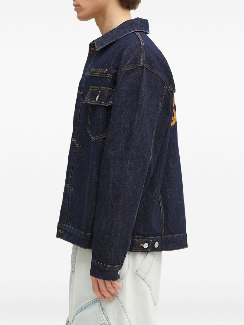 BILLIONAIRE BOYS CLUB embroidered denim jacket outlook