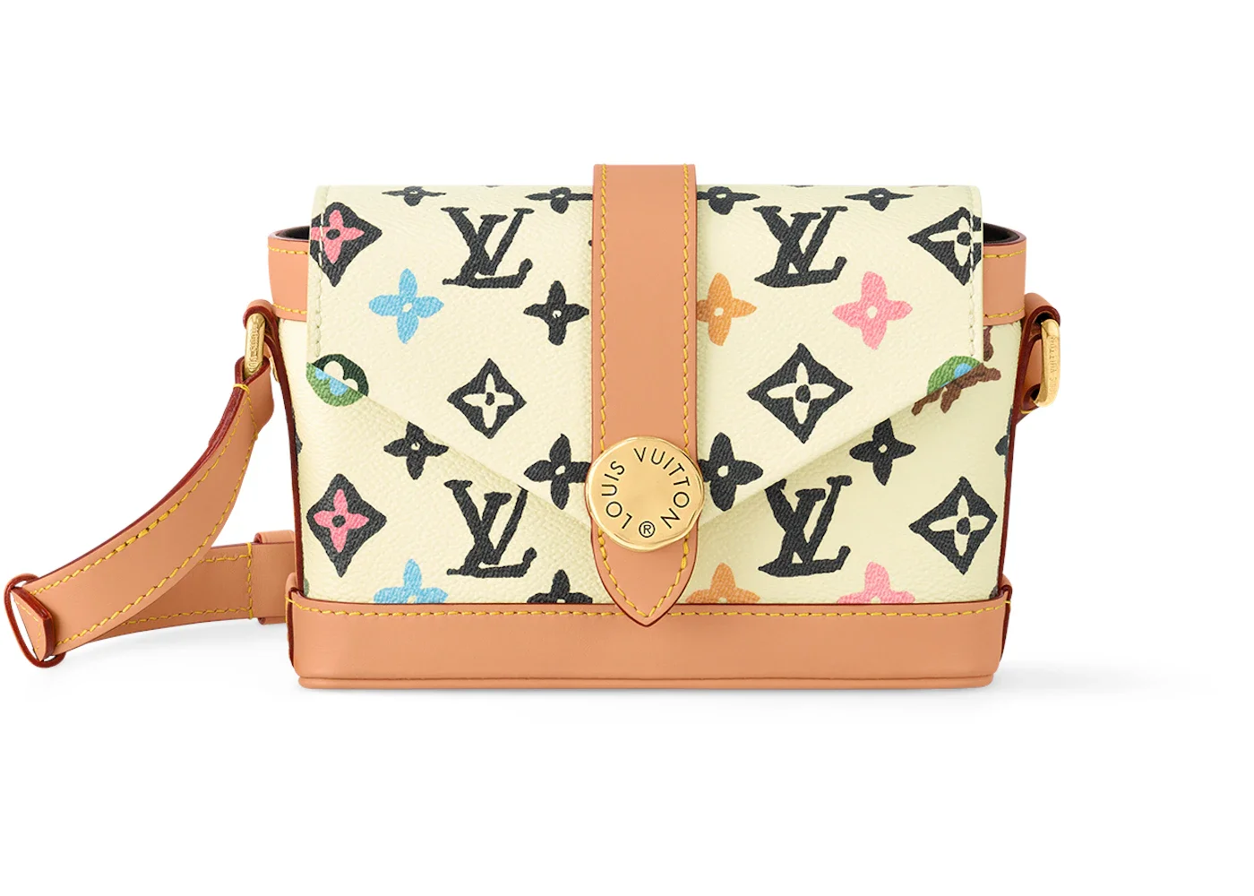 Louis Vuitton by Tyler, the Creator Envelope Wearable Wallet Vanilla Craggy Monogram - 1