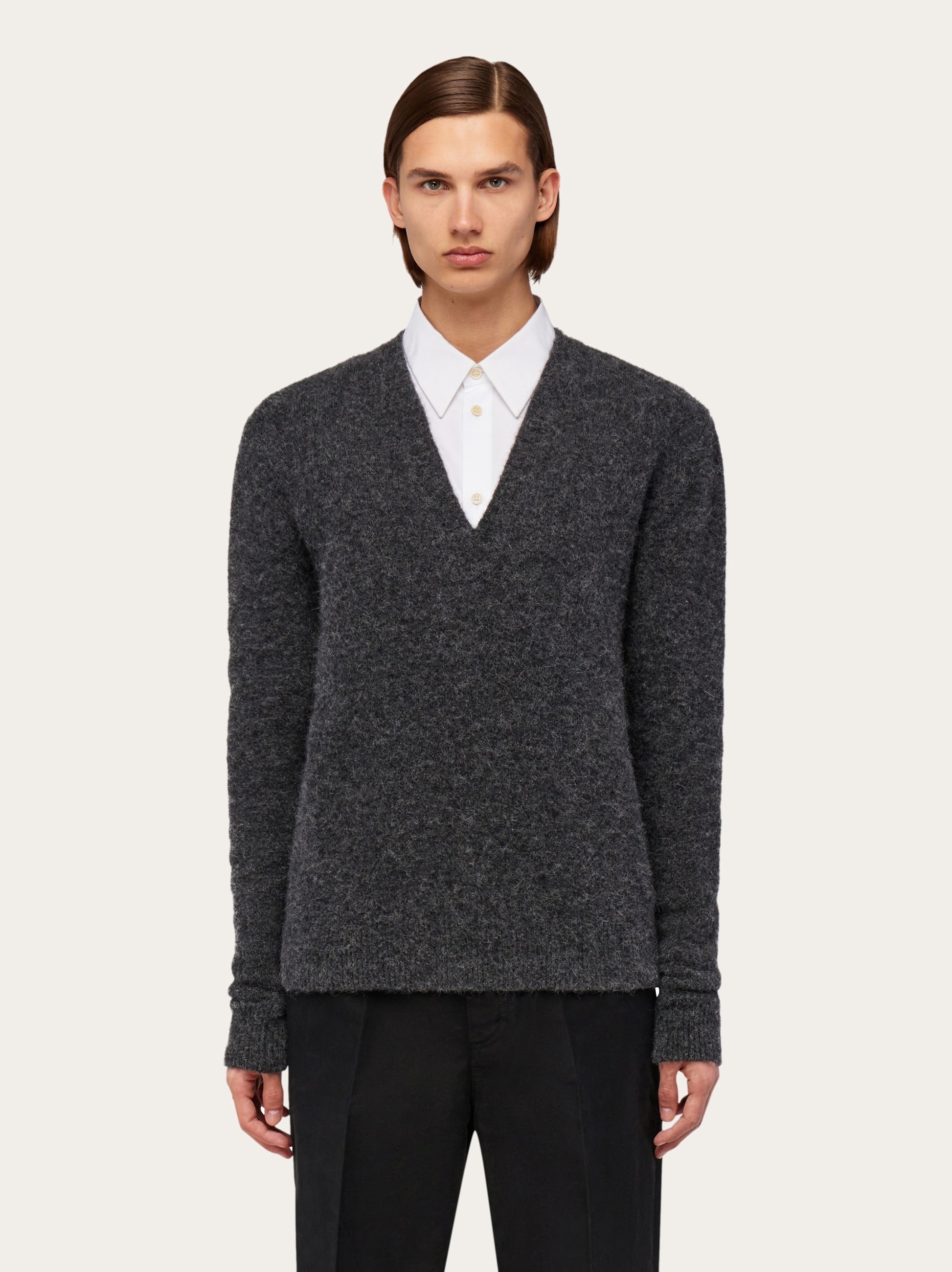 Silk alpaca and cashmere sweater - 2