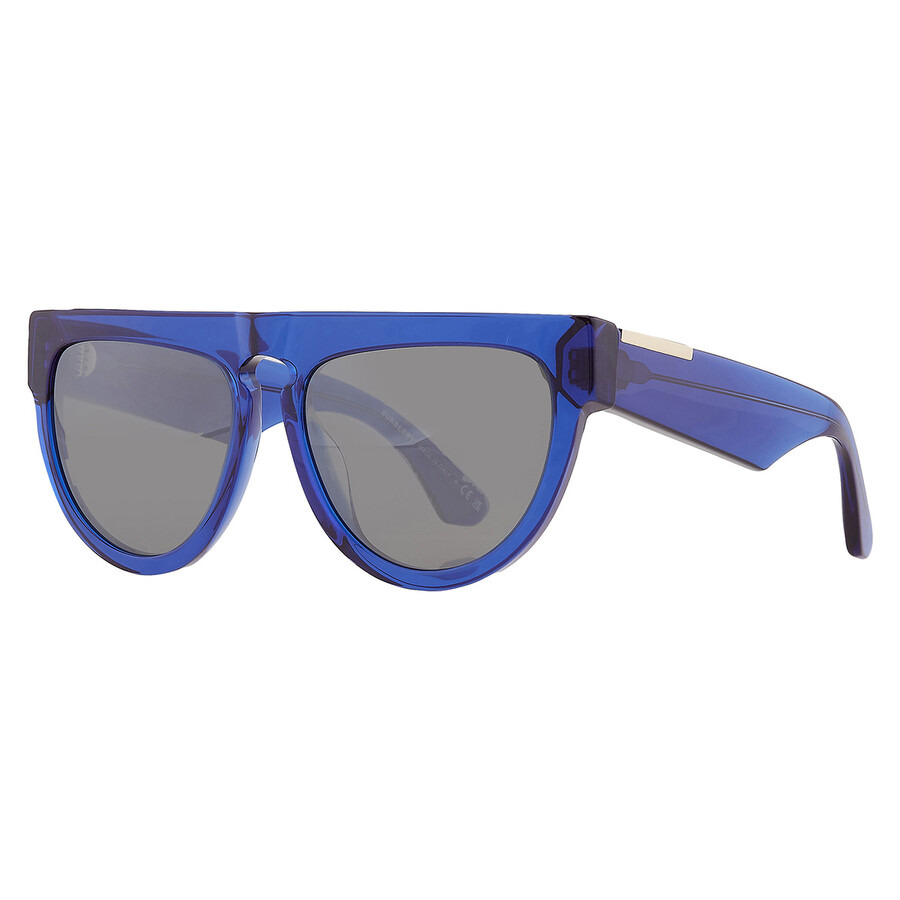 Burberry Grey Mirror Silver Irregular Ladies Sunglasses BE4416U 34926G 59 - 3