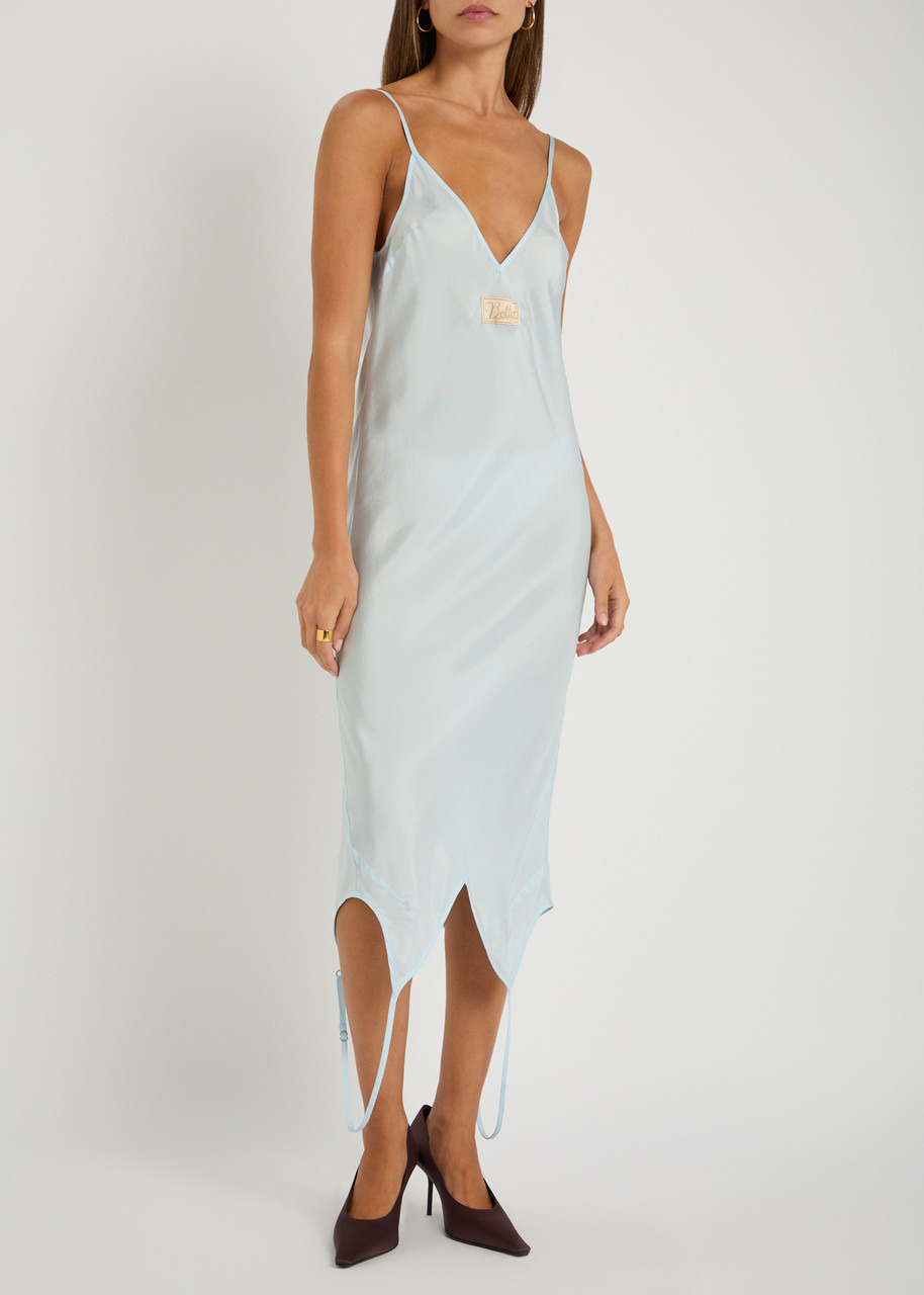 Bettter Logo Semi-sheer Twill Midi Dress - 4