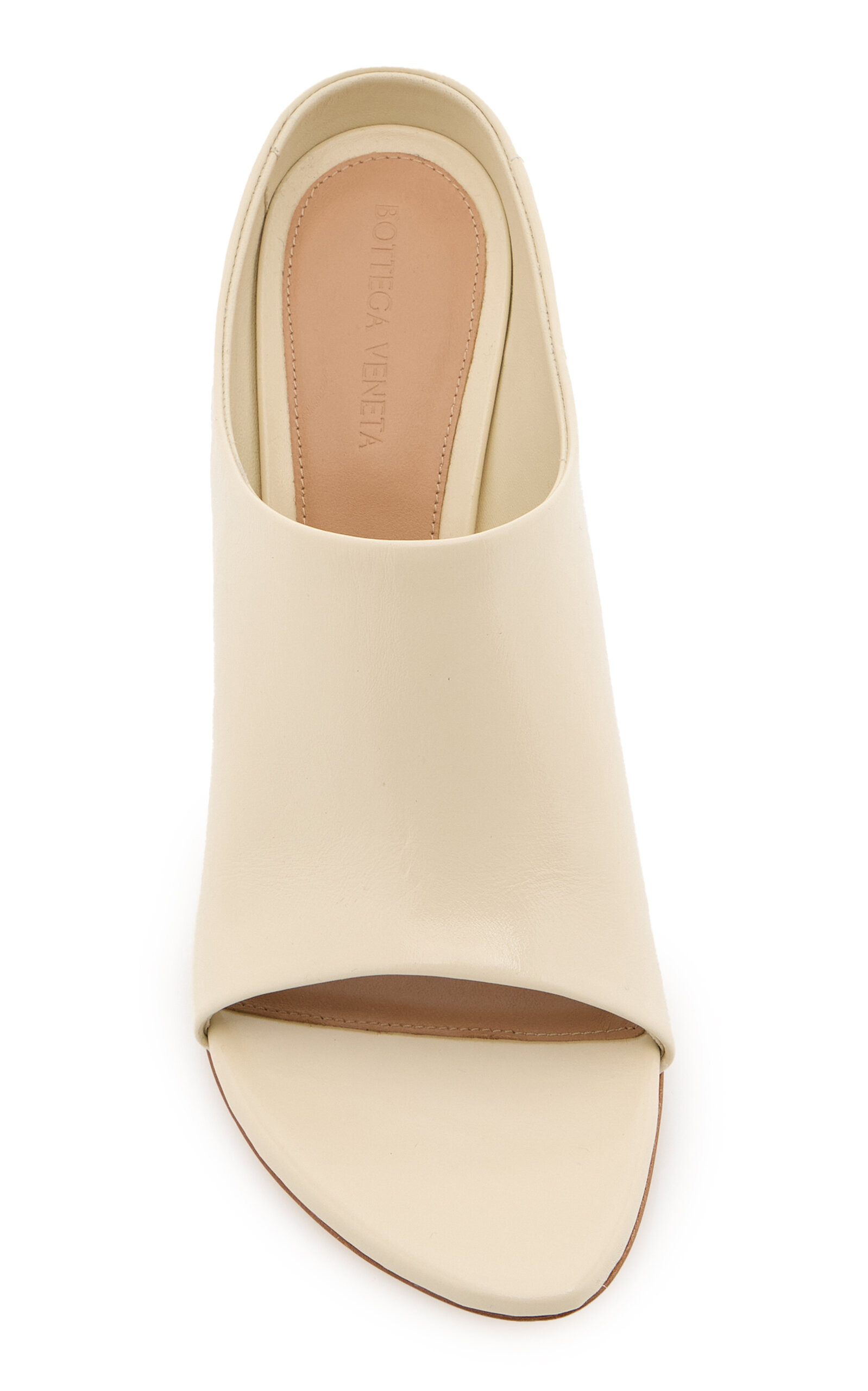 Cushion Lux Leather Mule Sandals white - 3