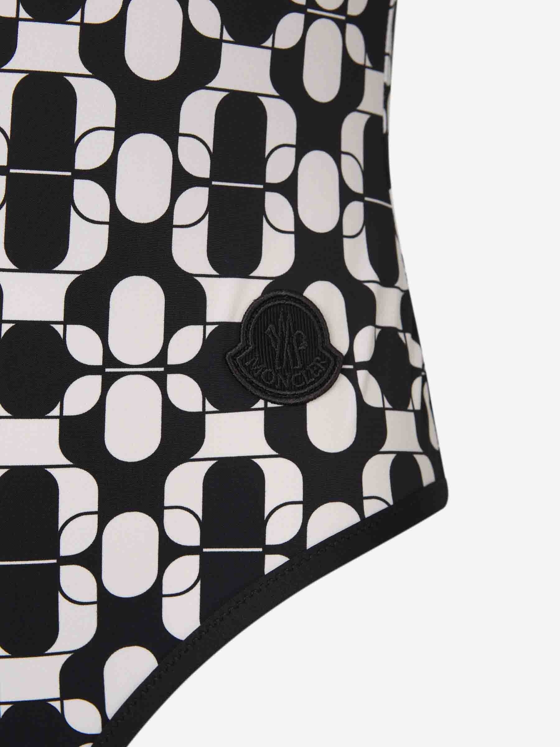 PRINTED ELASTIC SWIMSUIT - 4