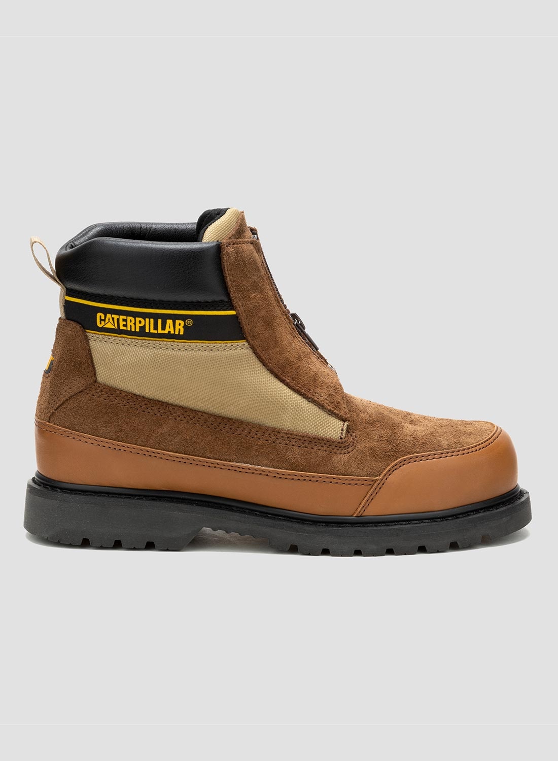 CAT Footwear x Nigel Cabourn Utah Zip in Bison - 4