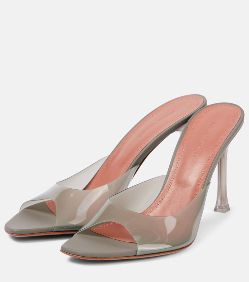 Alexa Glass 95 PVC mules 4