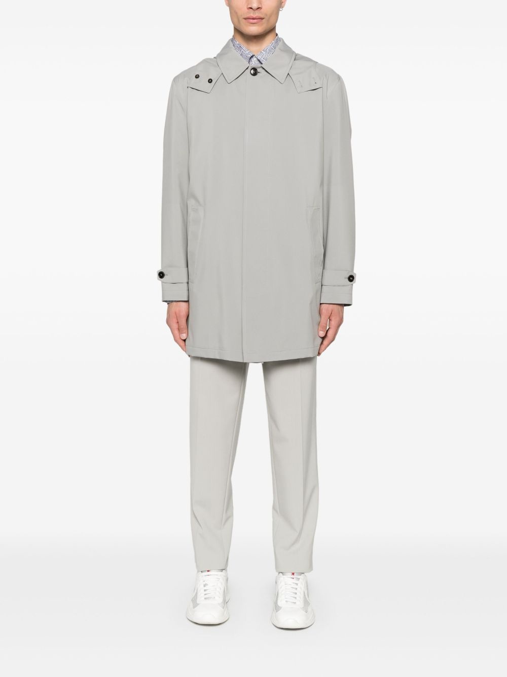 trench coat parka - 2