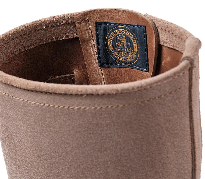 PRE-SALE LK-003 Wabash Engineer Boots Horween Leather CXL Natural Roughout - 8