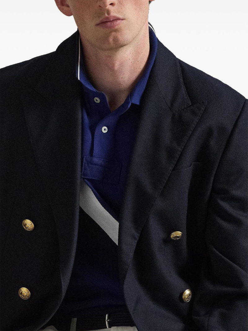 logo-embroidered polo shirt 4