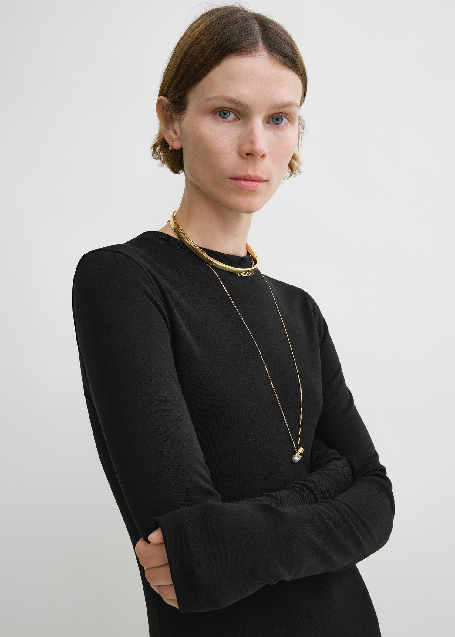 【Toteme】LongSleeve Dress ロングスリーブドレス 送料関税込 Long-Sleeve Jersey Dress – La Garçonne