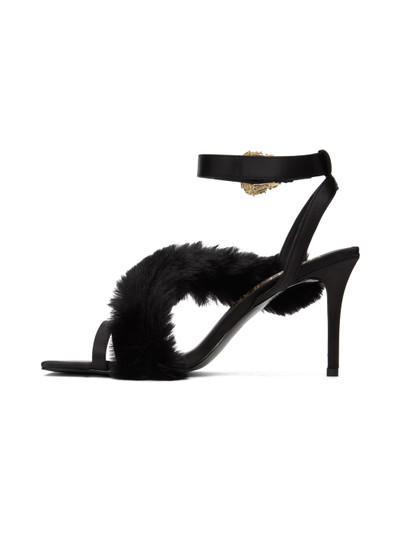 VERSACE JEANS COUTURE Black Emily Heeled Sandals outlook
