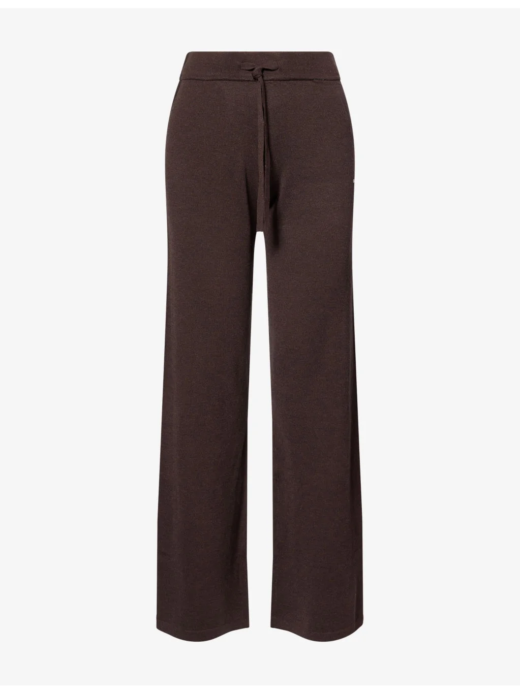 Straight-Leg Knitted Trousers - 1