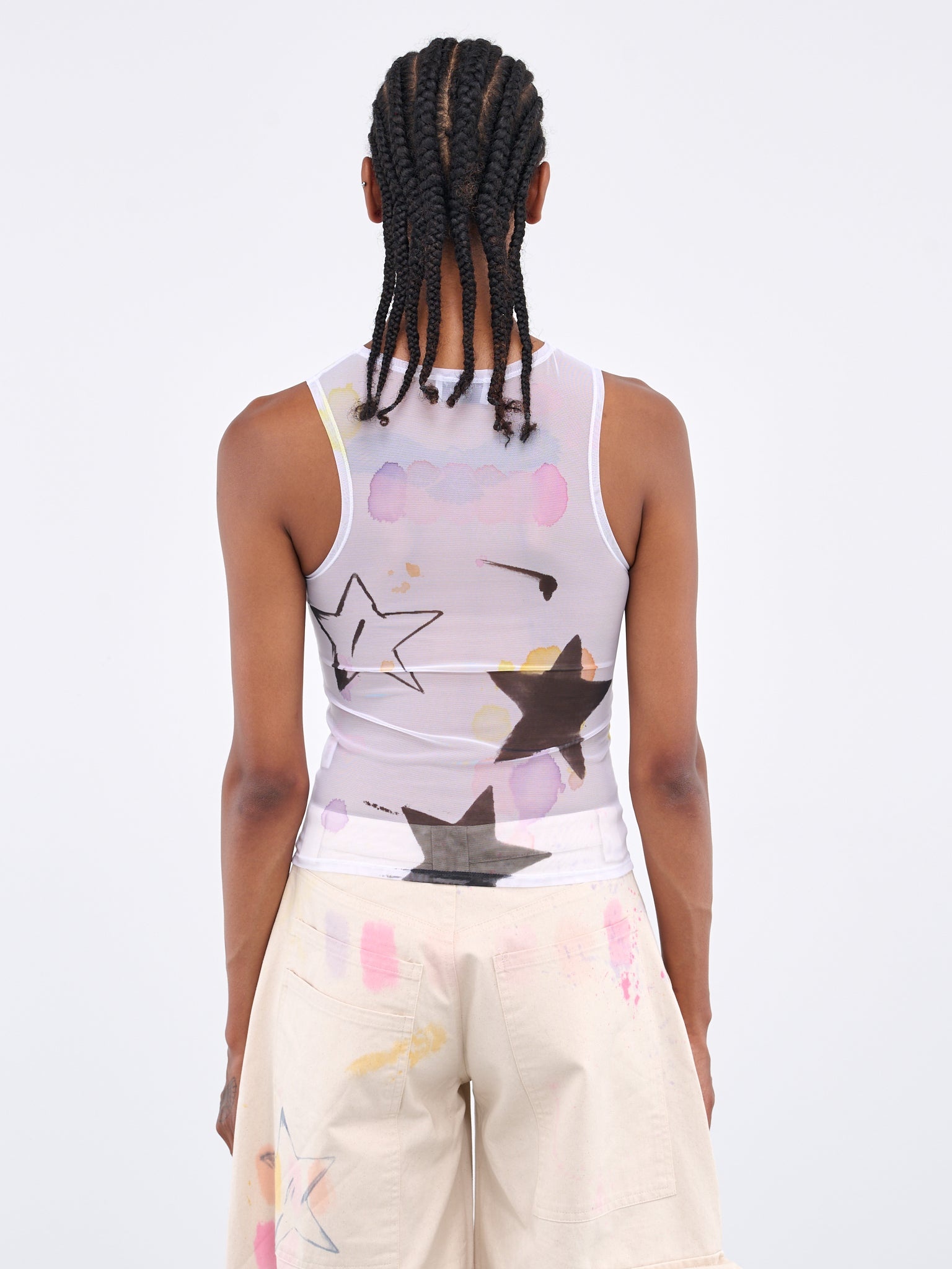 Star Burset Pierced Dachi Tank - 3