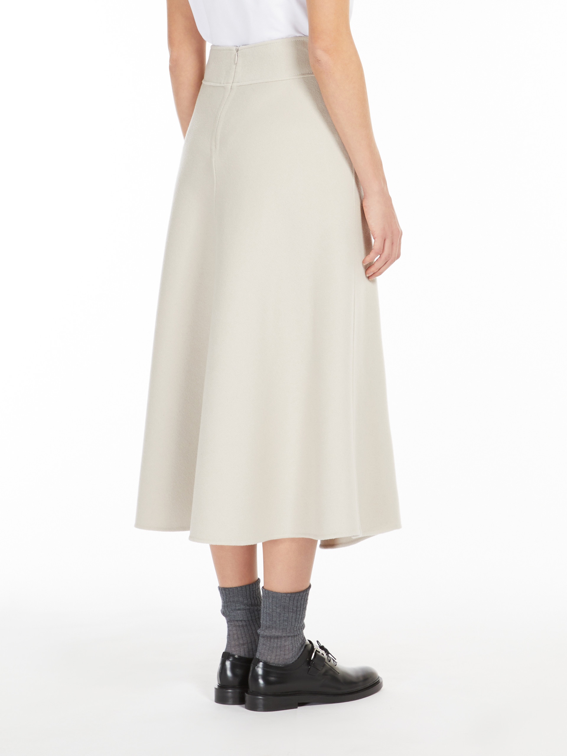 NEVADA Wool A-line skirt - 4