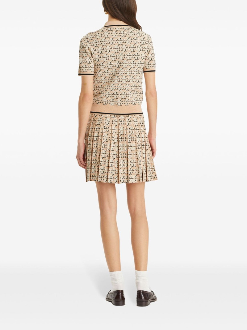 T monogram pleated skirt 3
