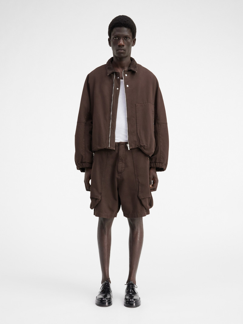 JACQUEMUS Le short cargo Croissant outlook
