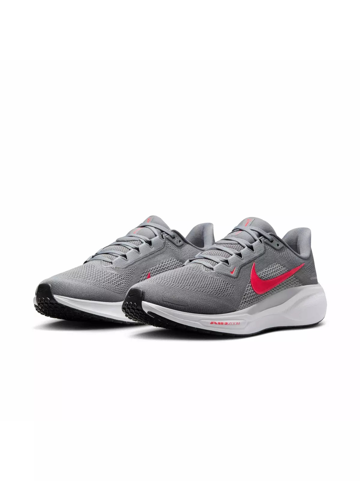Pegasus 41 "Cool Grey/Wolf Grey/Pure Platinum/Bright Crimson" Men's Wide Running Shoe - 3