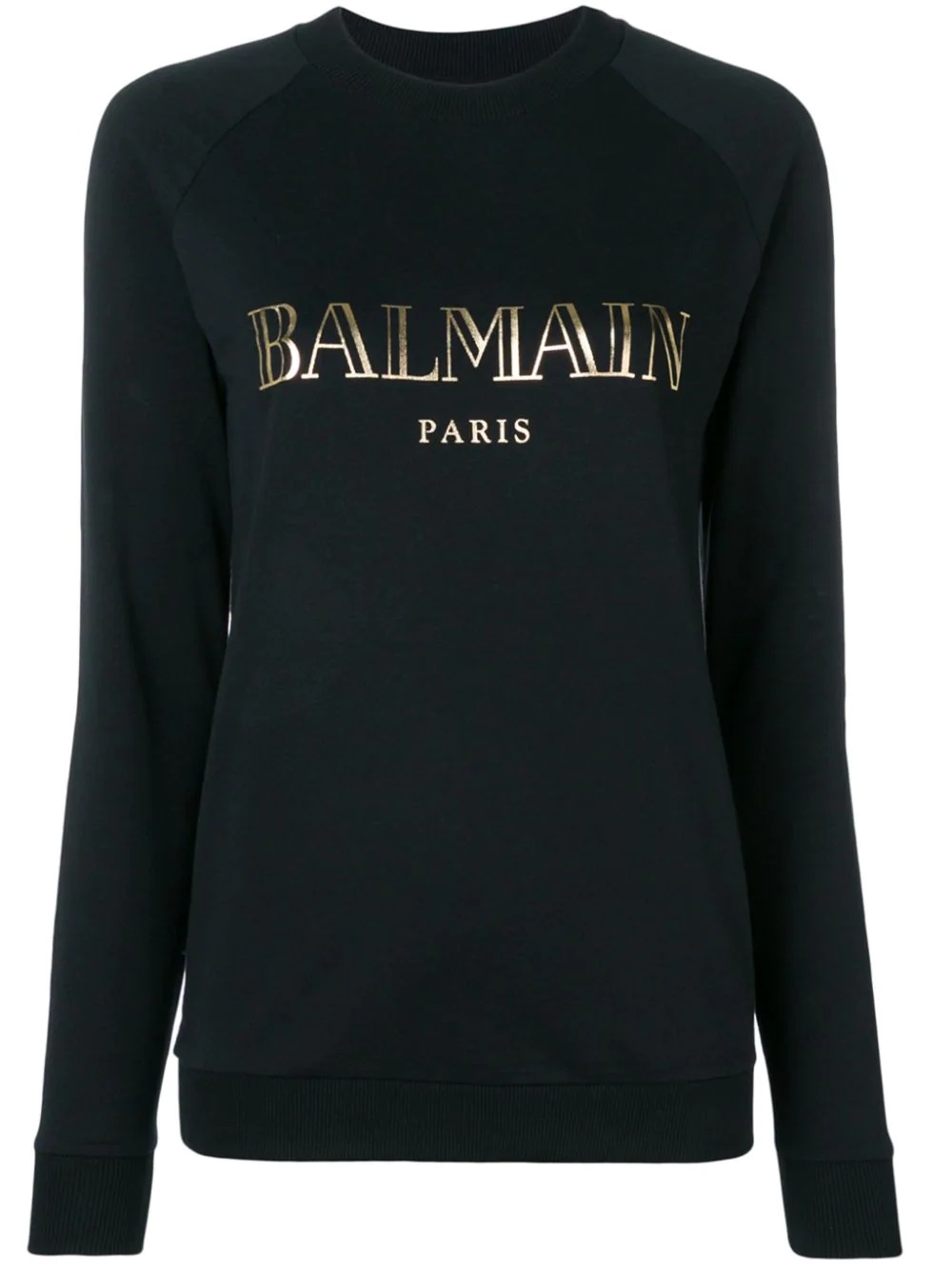 logo print sweatshirt - 1