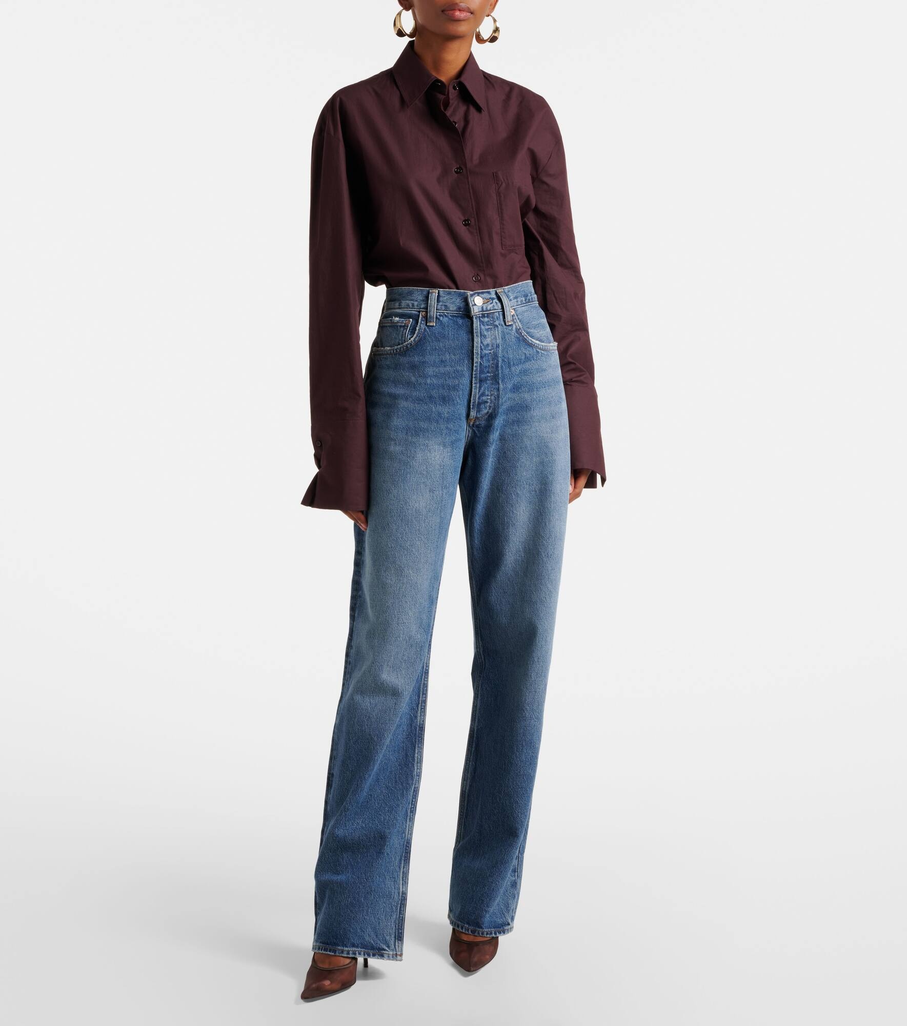Kelly high-rise wide-leg jeans - 7