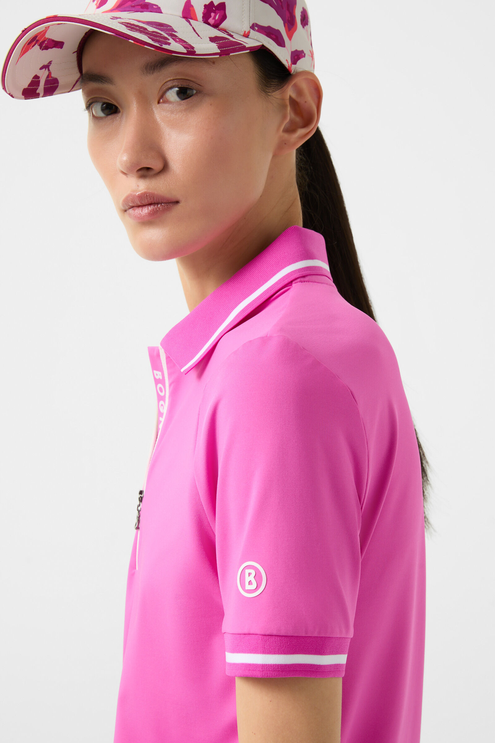 Caylee Functional polo shirt in Pink - 5