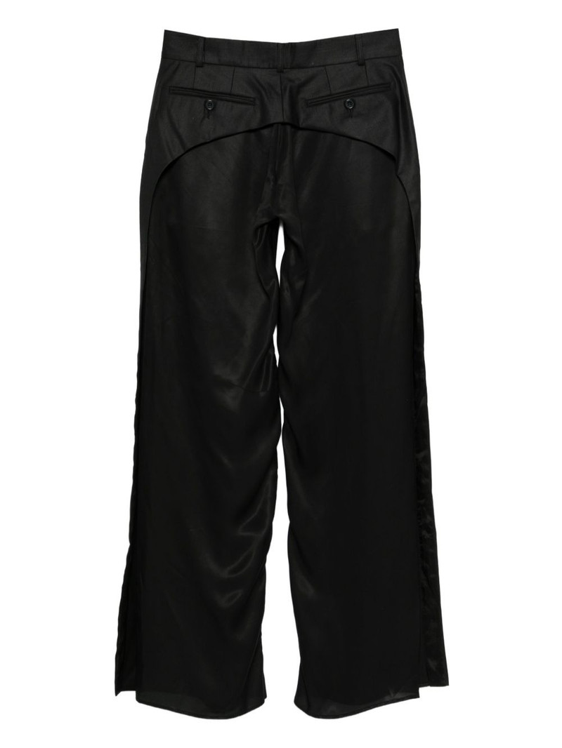 BETTTER wool palazzo trousers outlook