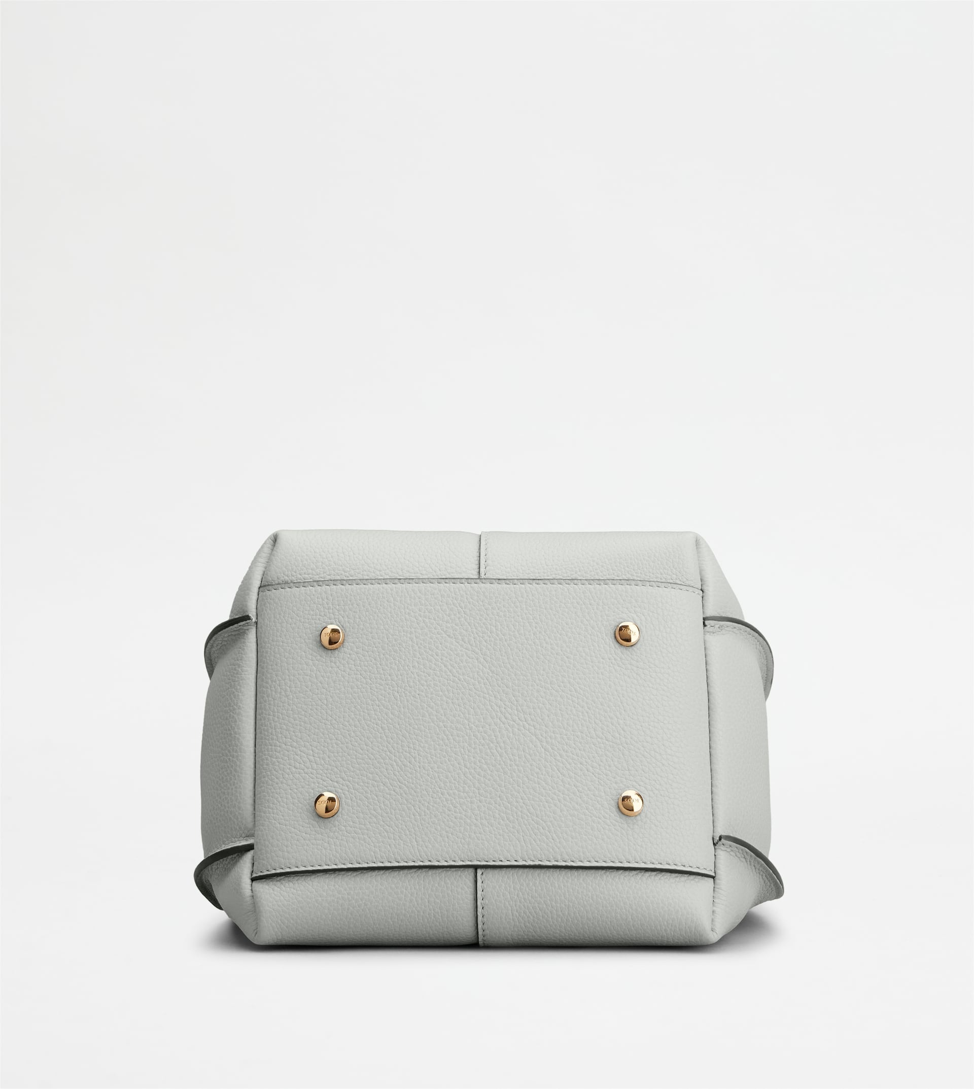T TIMELESS SHOULDER BAG IN LEATHER MINI - GREY - 3