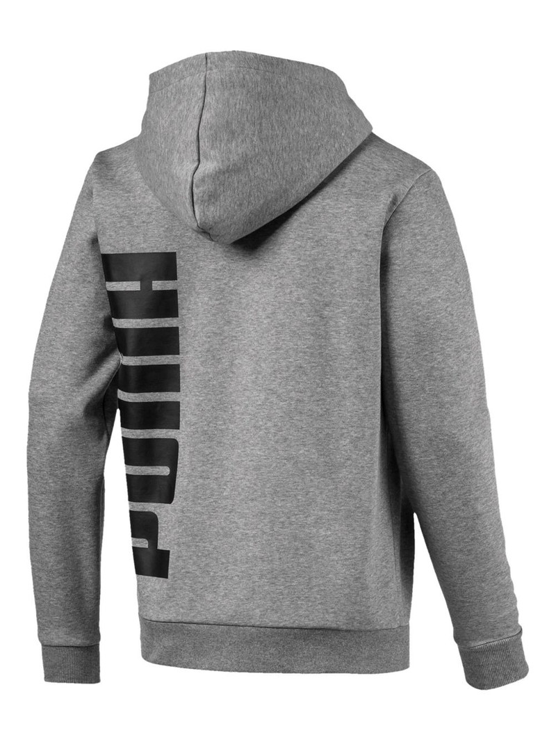 PUMA Big Logo fleece zip-up hoodie outlook