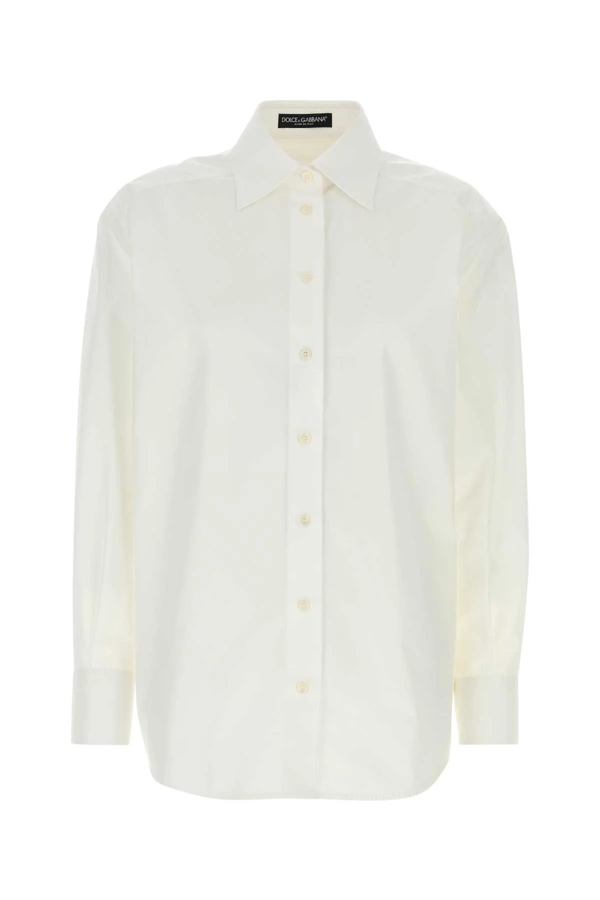 Dolce & Gabbana Women White Poplin Shirt - 1