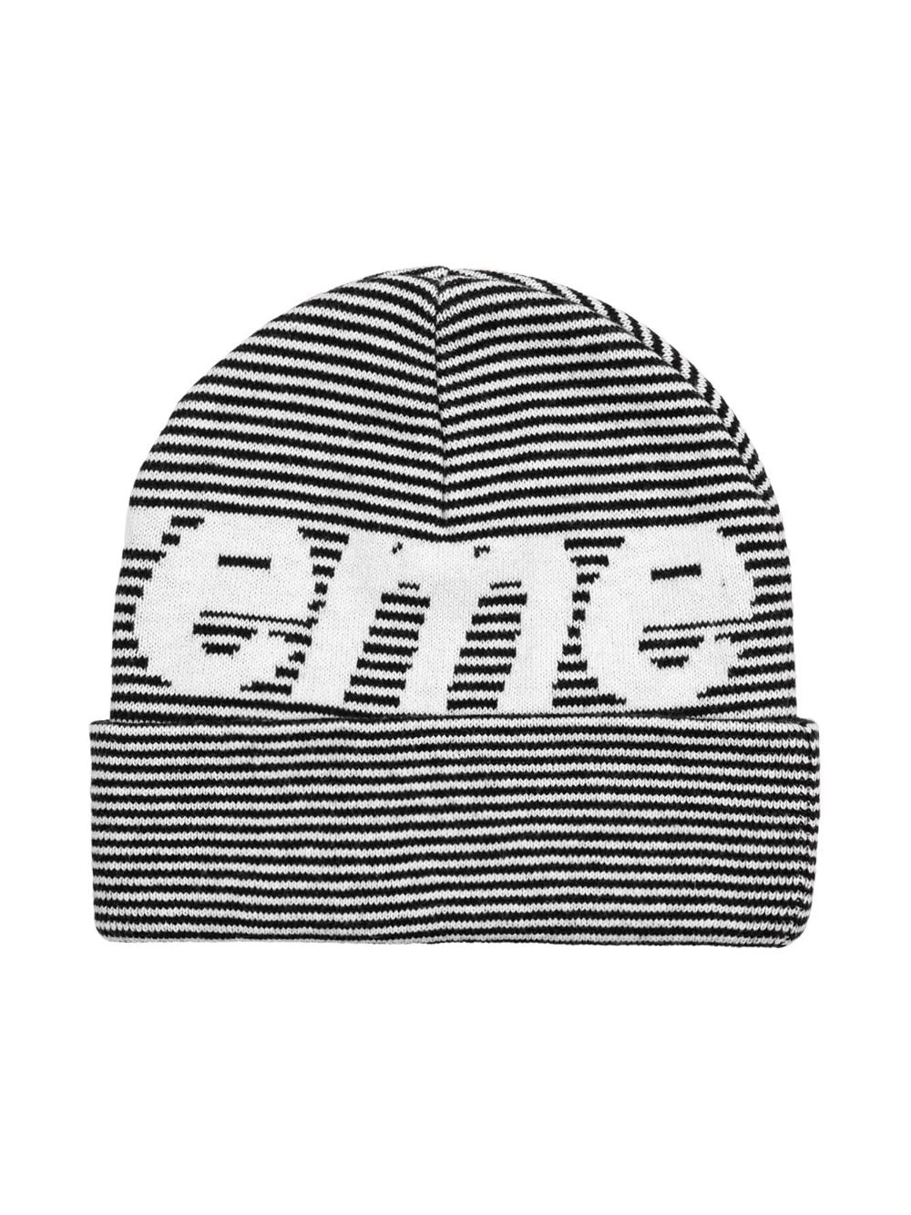 Big Logo striped beanie - 2
