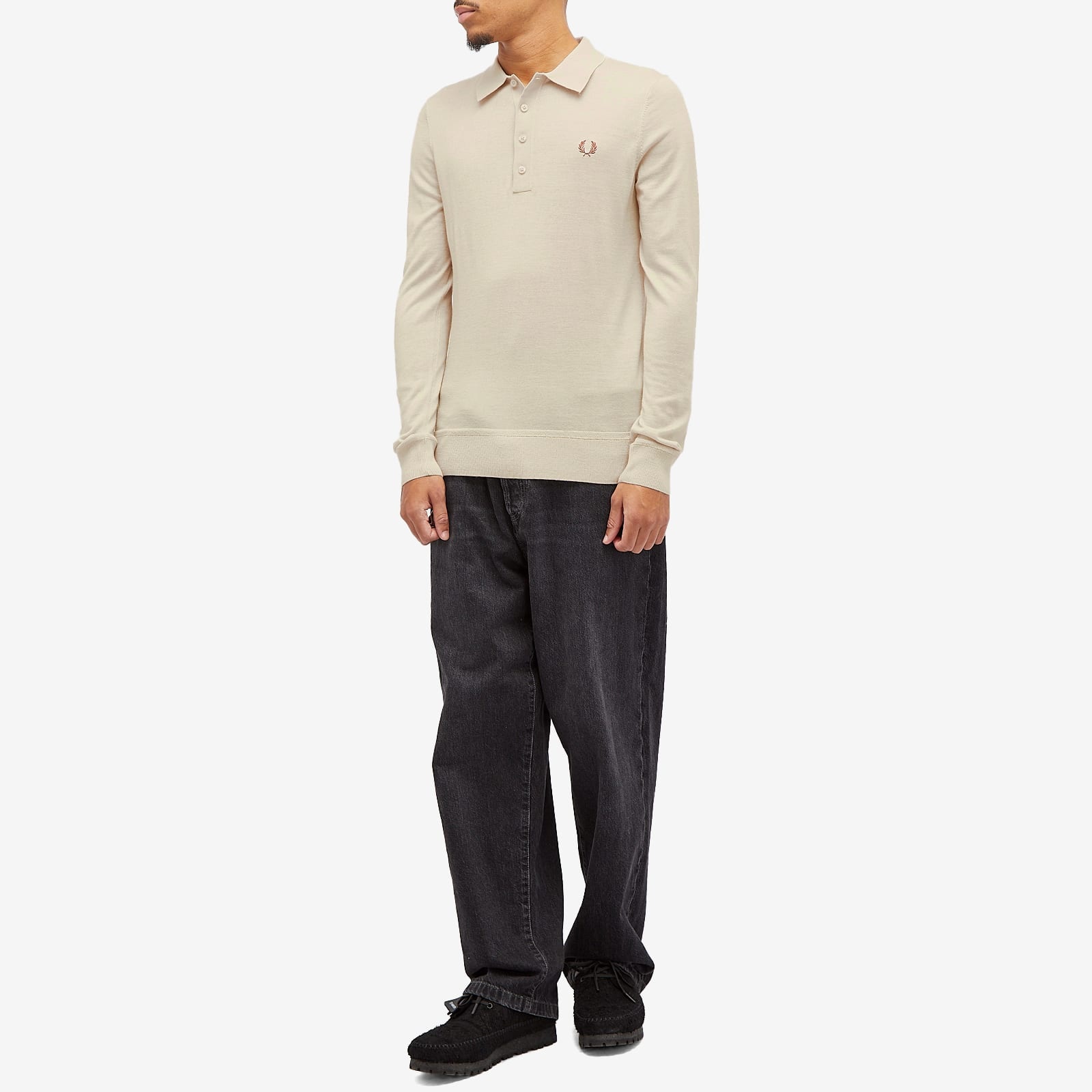 Fred Perry Long Sleeve Knit Polo - 4