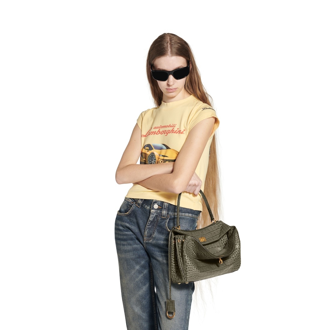 Women's Rodeo Handbag Small  in Army Green - 9