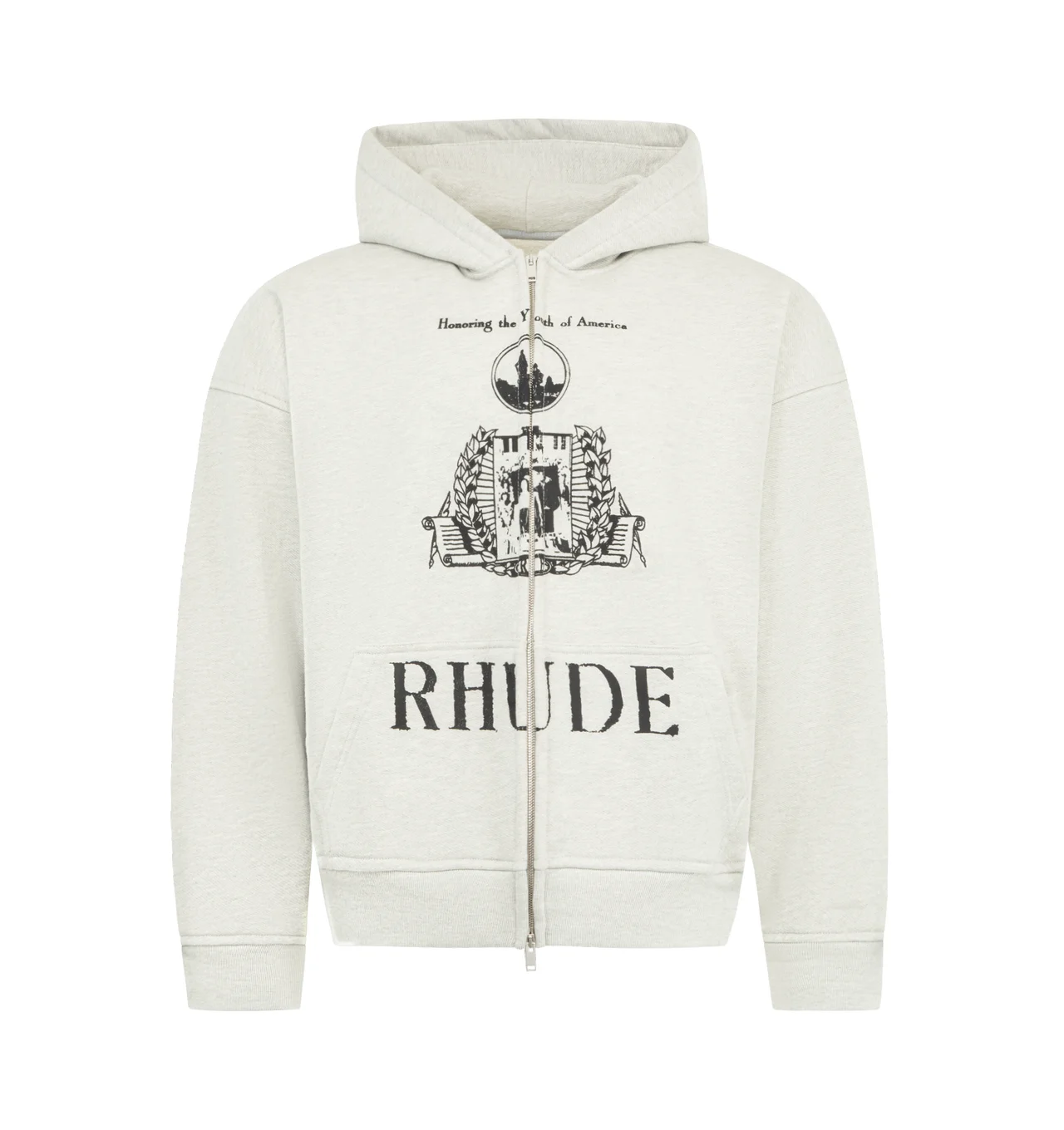 YOUTH OF AMERICA ZIP-UP HOODIE - 1