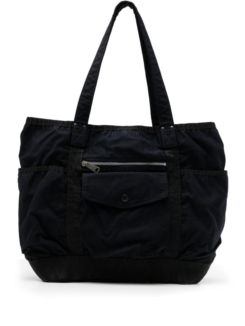 Crag panelled tote bag 1