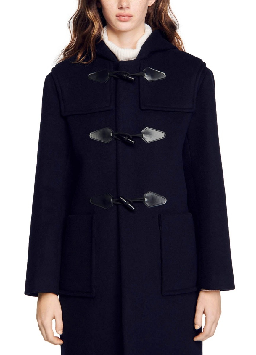 Sandro Long duffle coat | 24s | REVERSIBLE