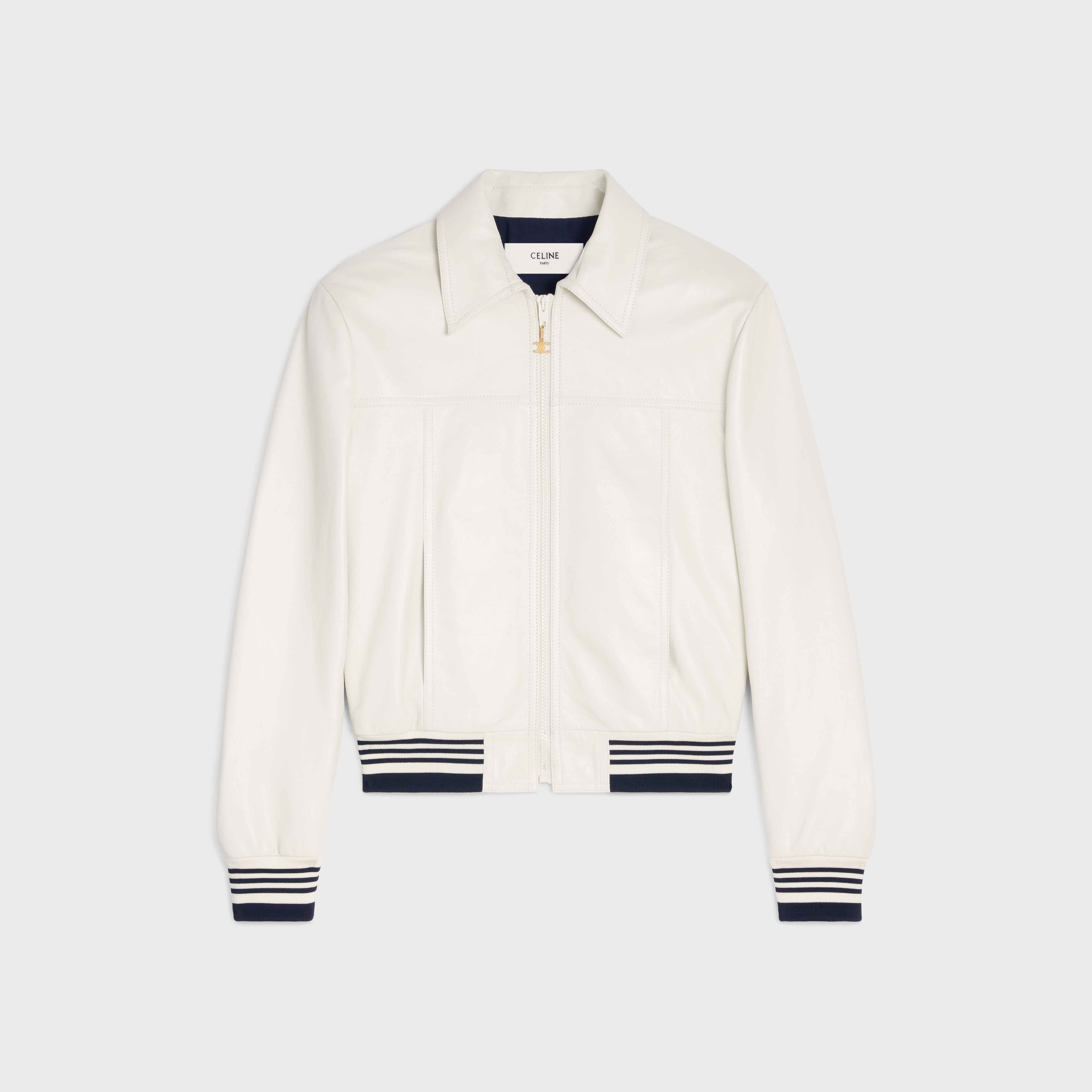 soft lambskin blouson jacket - 1