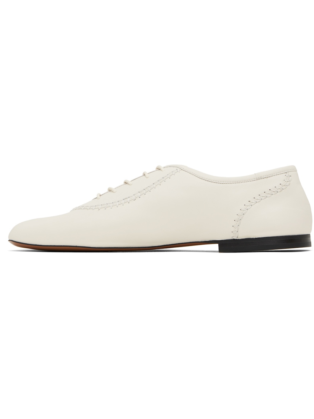 Off-White Lace-Up Oxfords - 3