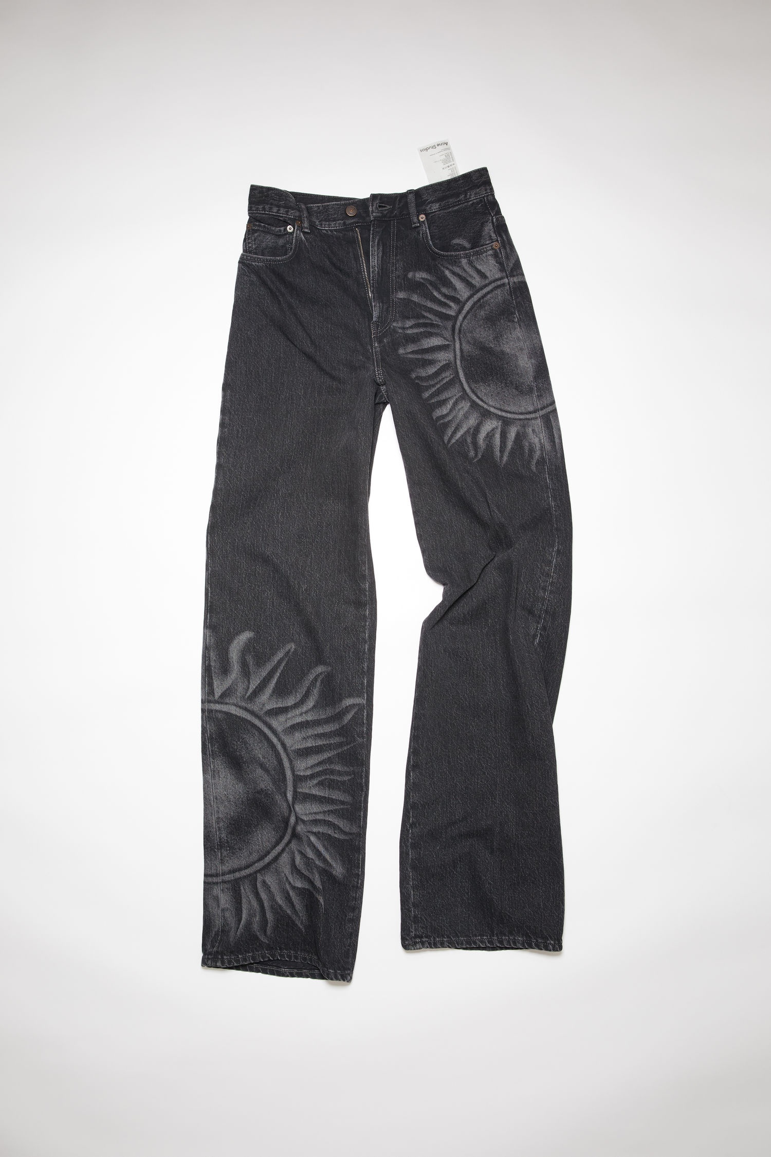 Loose bootcut jeans - Black/grey - 1