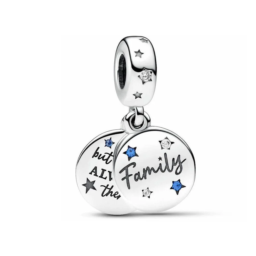 Pandora Ladies Family Love Double Dangle Charm - 1