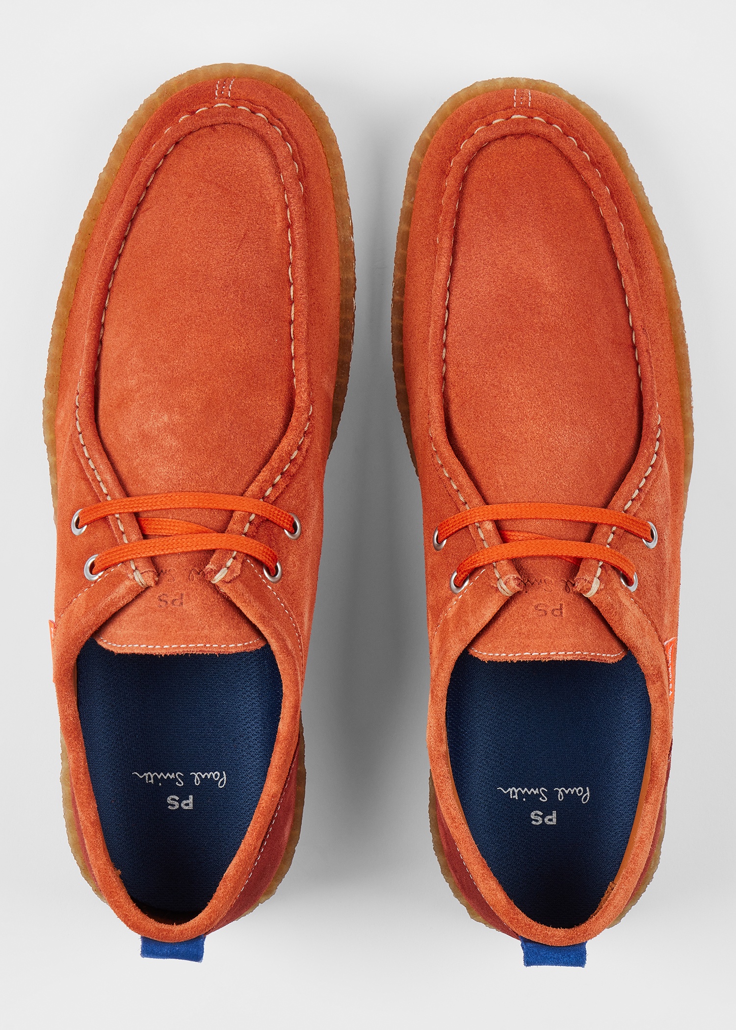 Orange Suede 'Buster' Shoes - 4