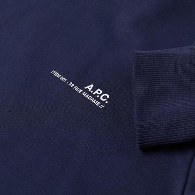 A.P.C. A.P.C. Item Logo Hoody outlook