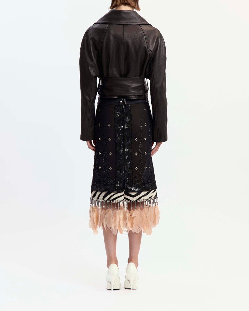 AMALIA MIDI SKIRT IN EMBROIDERED TULLE 4