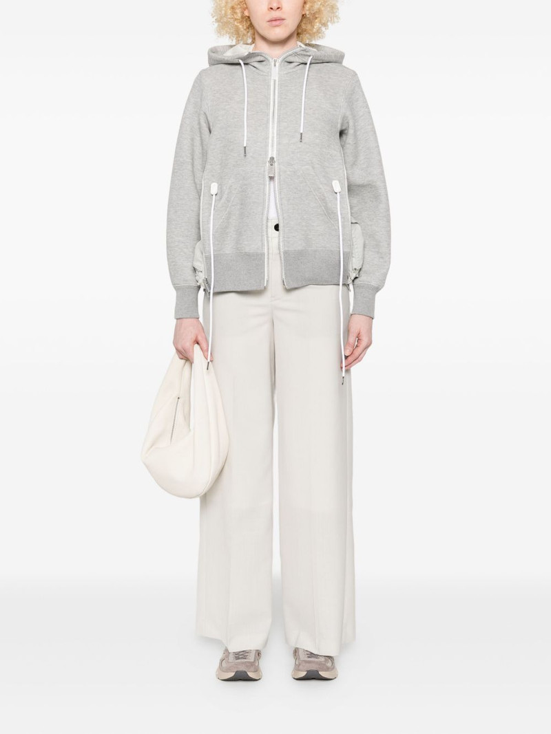 sacai adjustable-waist flap-pocket trousers outlook