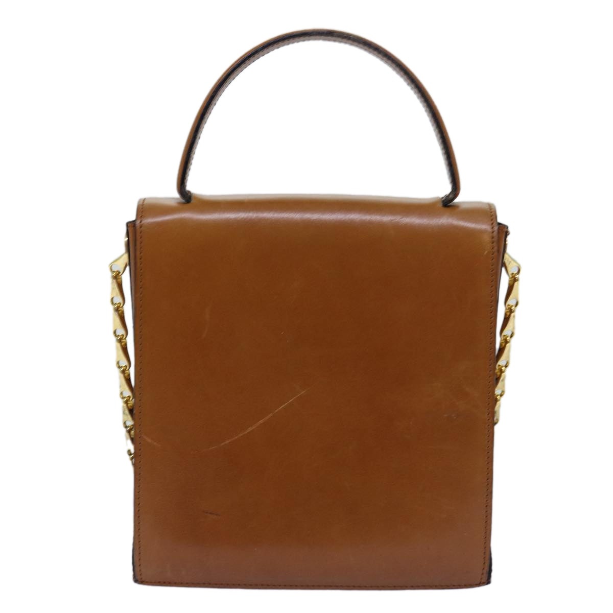 CELINE Hand Bag Leather Brown - 2