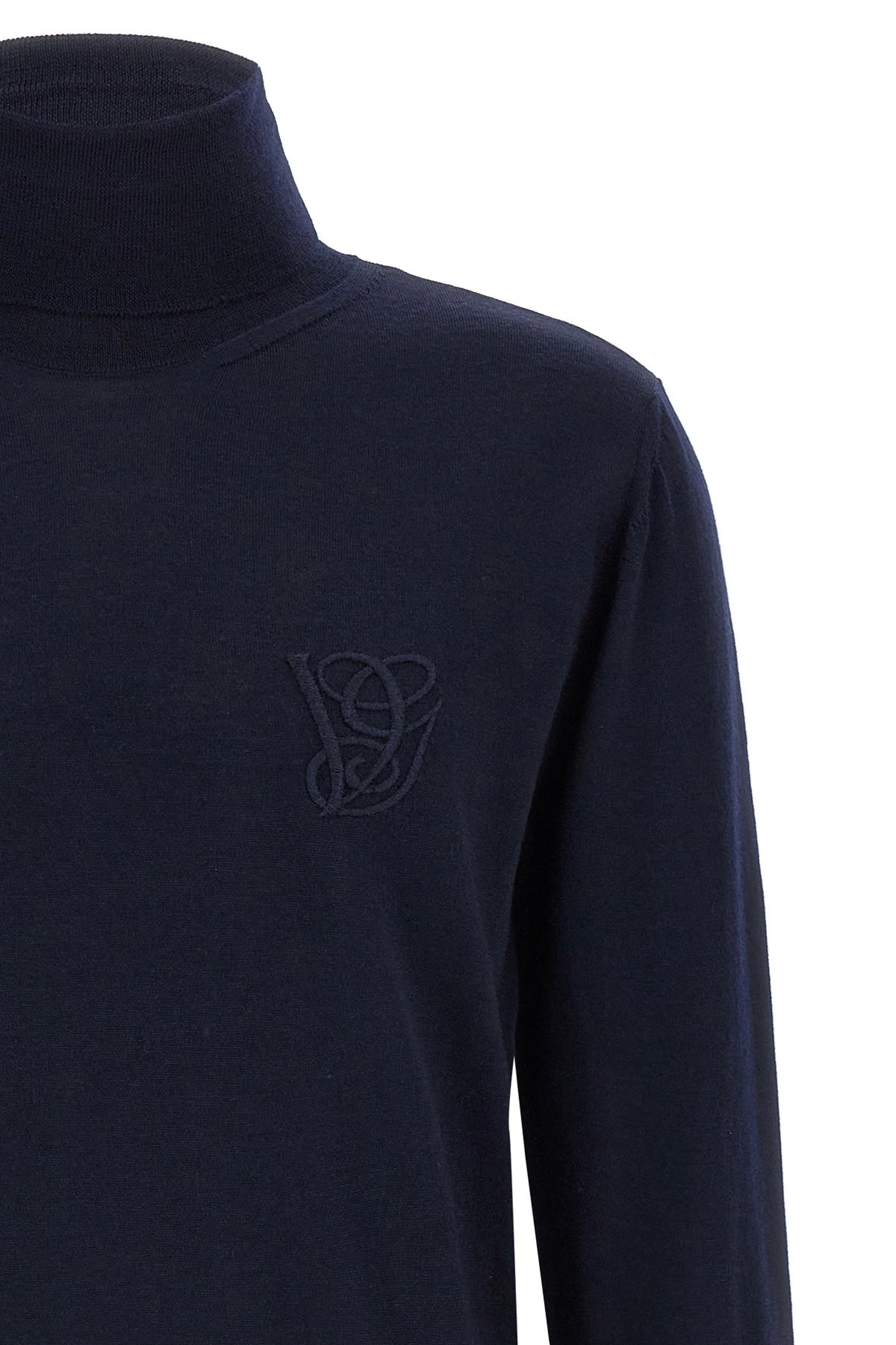 Valentino Garavani turtleneck with VG embroidery - 3