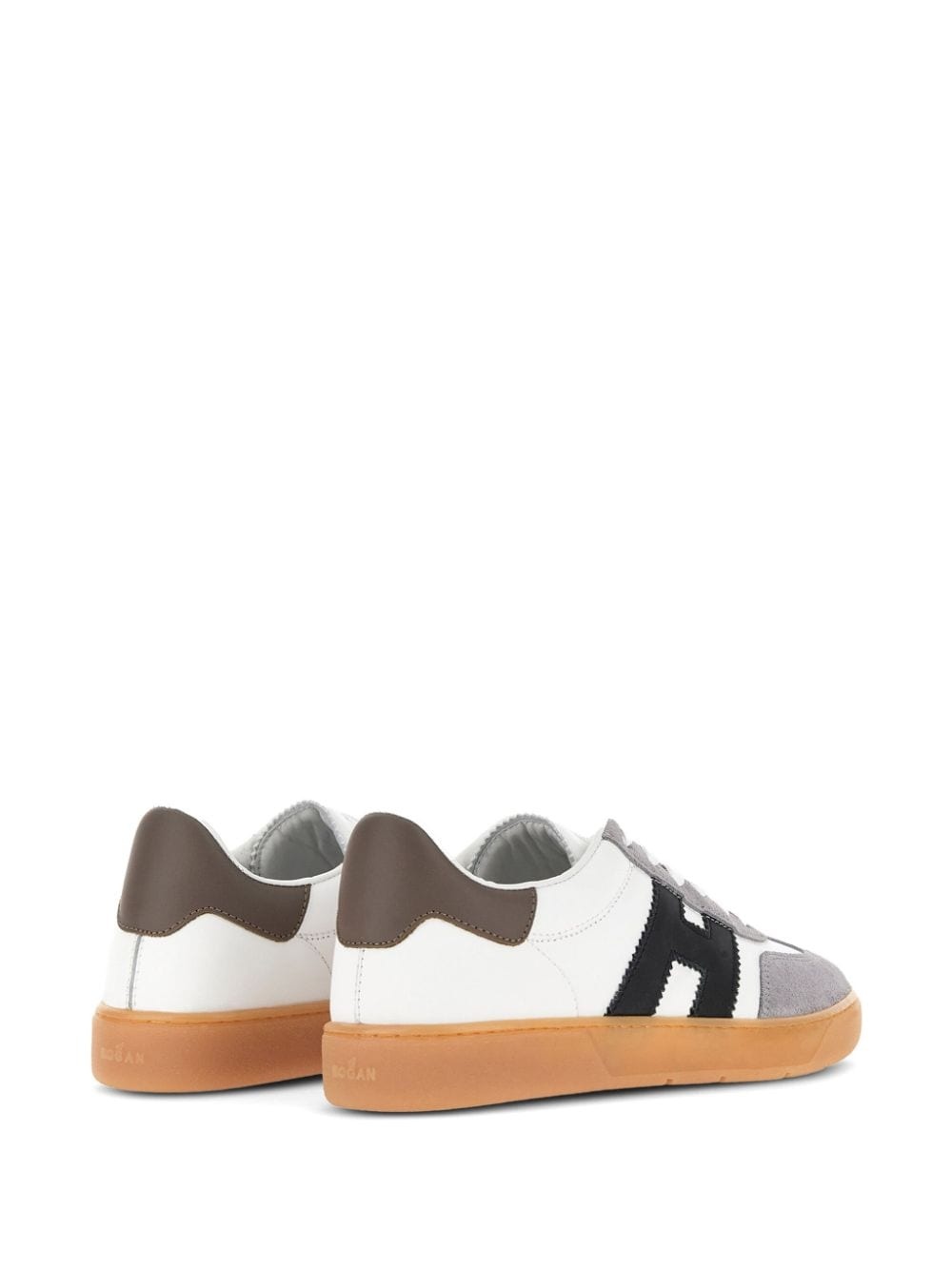 Cool low-top leather sneakers - 3