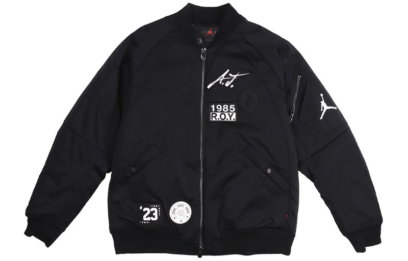 Air Jordan MA-1 Printing Logo Stay Warm Black CK1358-010 - 1