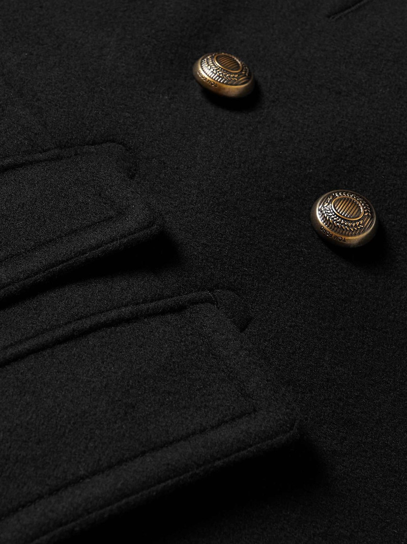 Slim-Fit Double-Breasted Wool and Cashmere-Blend Coat 3