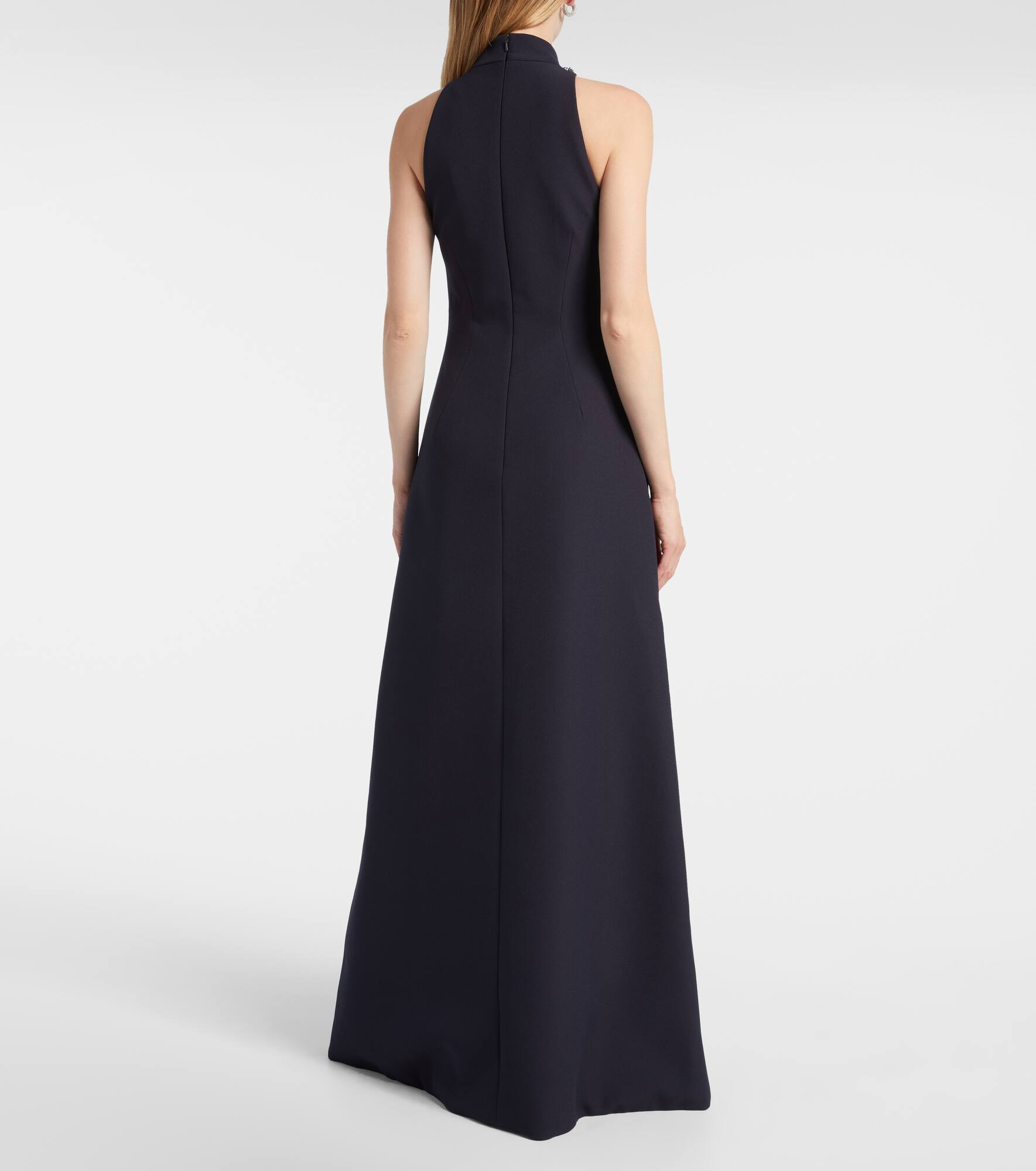 Priscilla embellished crêpe gown - 3