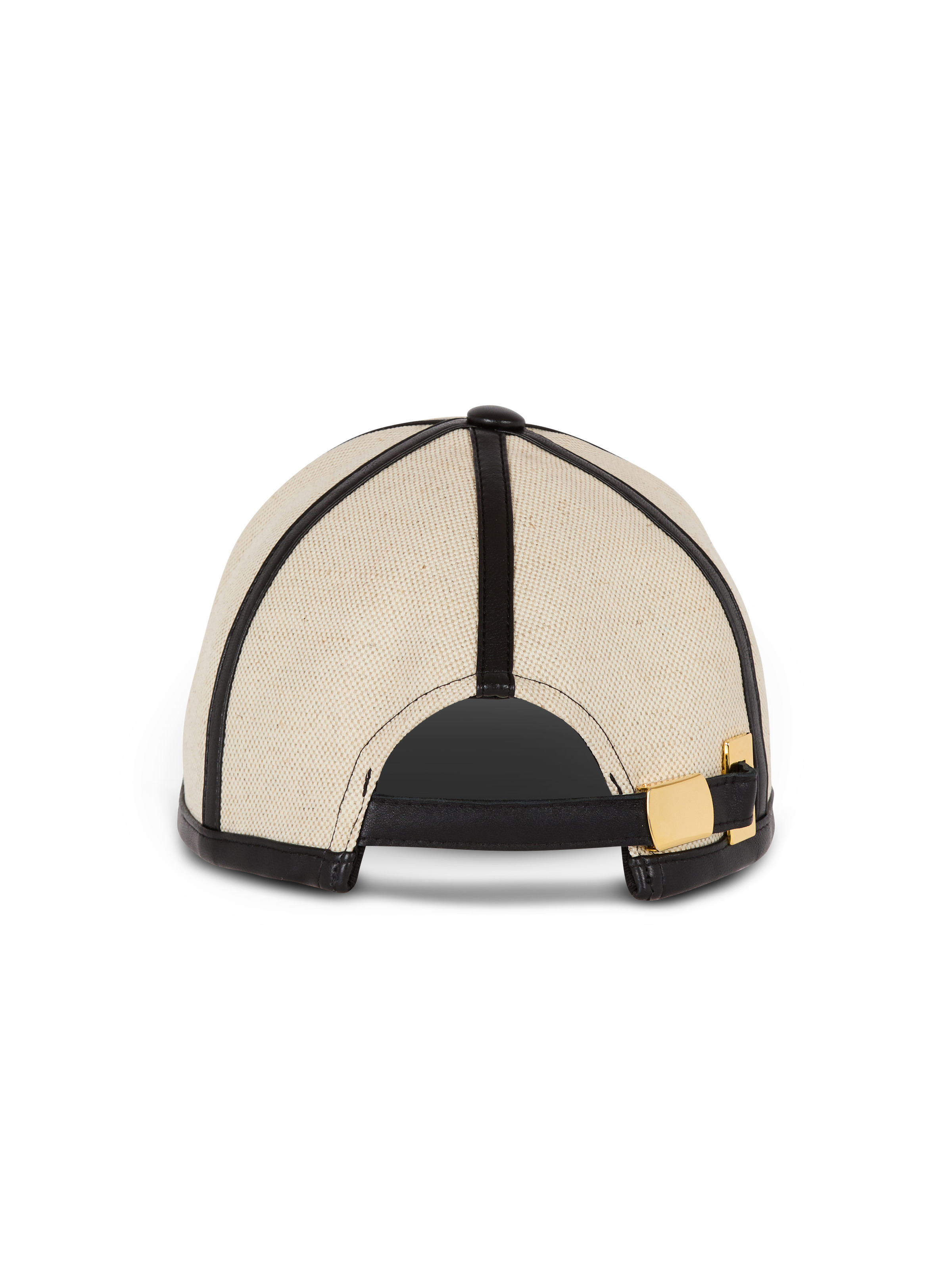 Canvas Balmain Couture cap - 4