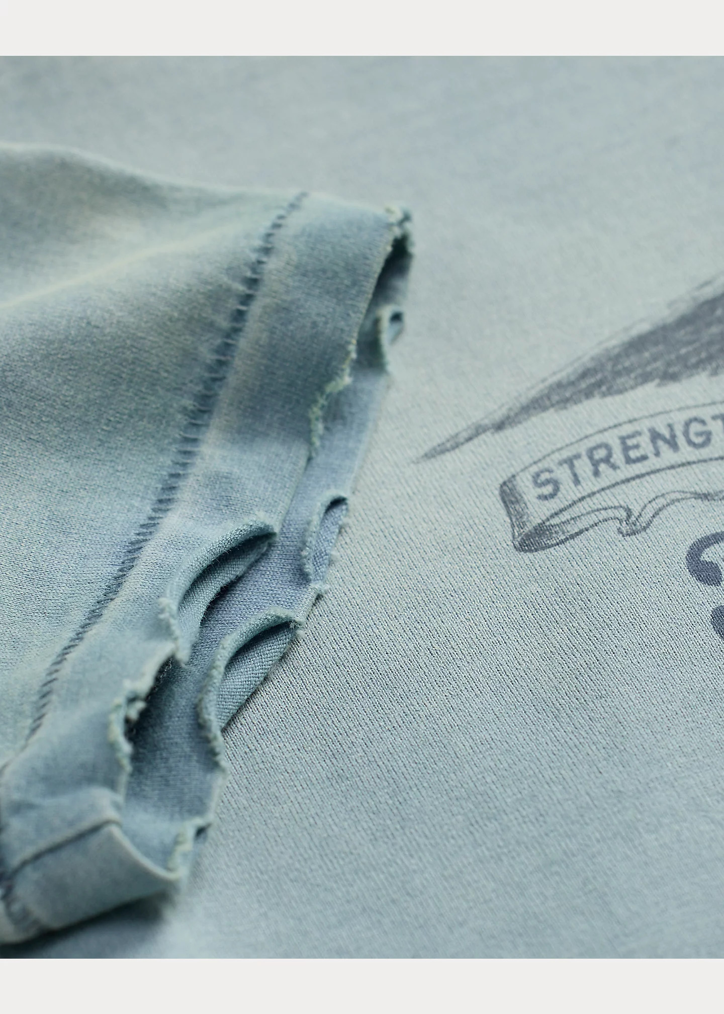 Distressed Jersey Graphic T-Shirt - 3